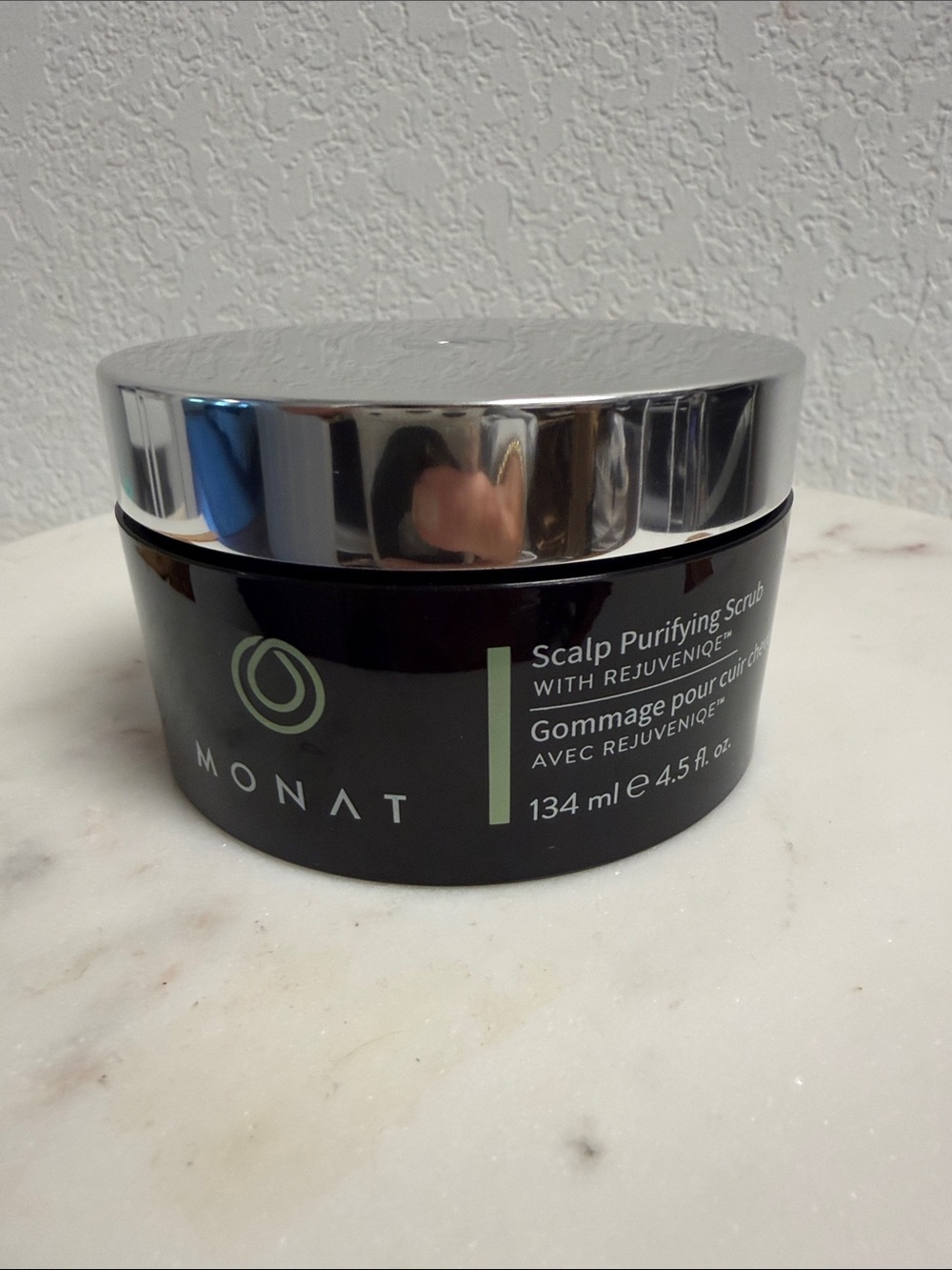 NEW Monat Scalp Purifying w Rejuvenique Scrub - Black Jar, 4.5oz